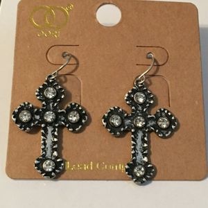 cross earrings